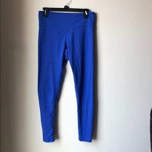 Blue leggings